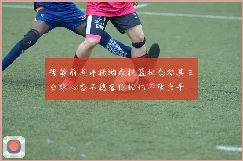 徐静雨点评杨瀚森投篮状态称其三分球心态不稳落低位也不敢出手